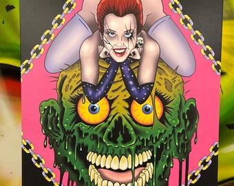 Tarman Zombie and Trash art print
