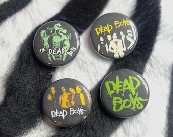 Dead Boys 1” buttons - punk - pinback