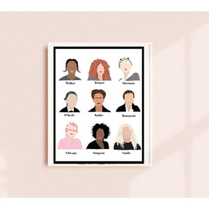 strong Female Artists Poster