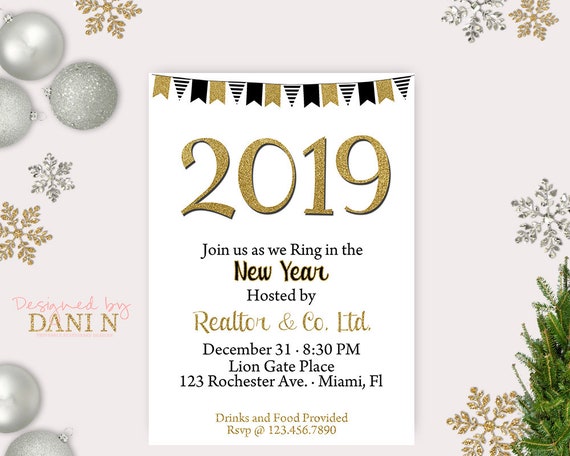 Free Pre New Years Eve Printable Invitations 10