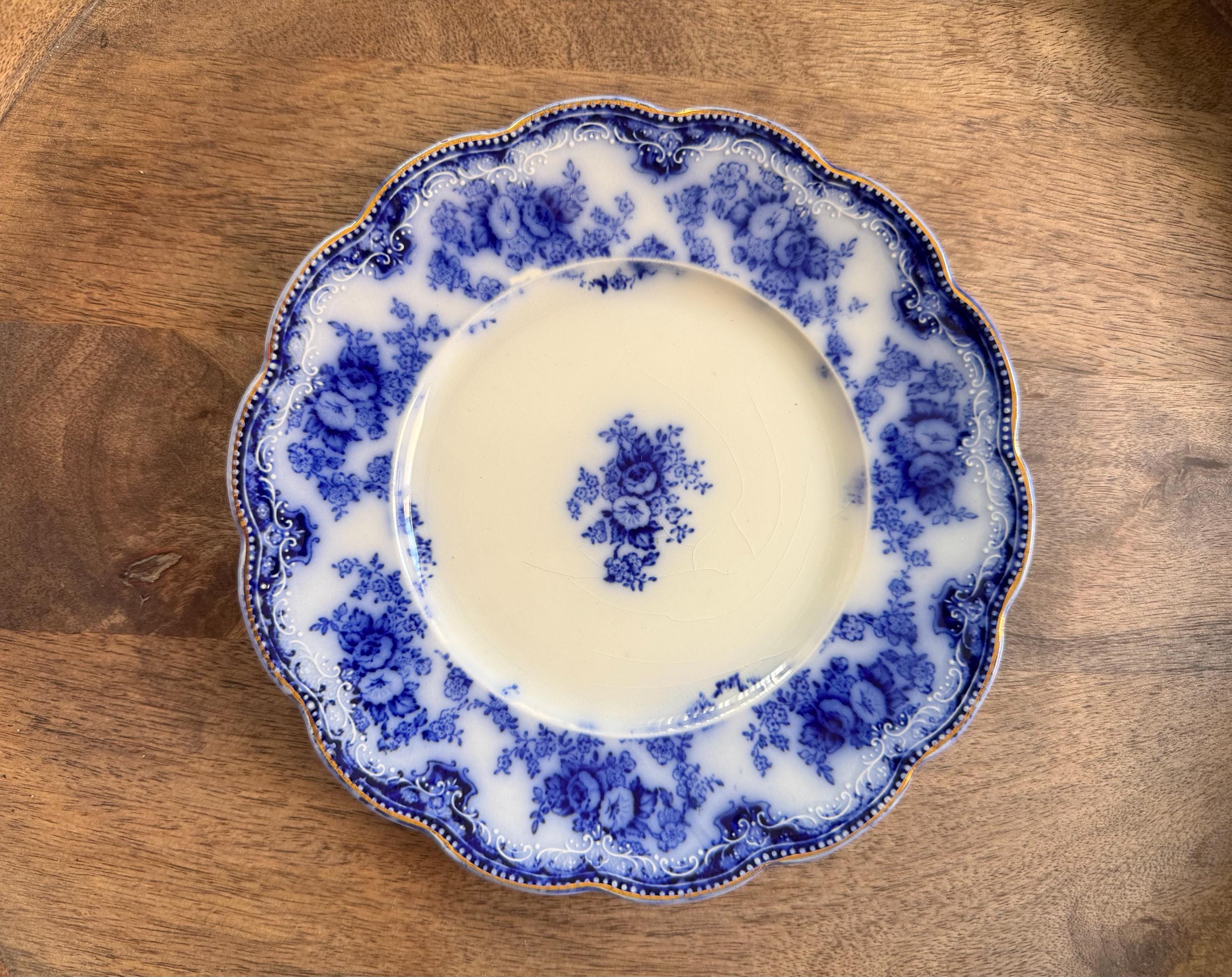 ★専用★アンティークフロウブルー Grindley Melbourneプレート アンティークフロウブルー Grindley Melbourne25センチプレート