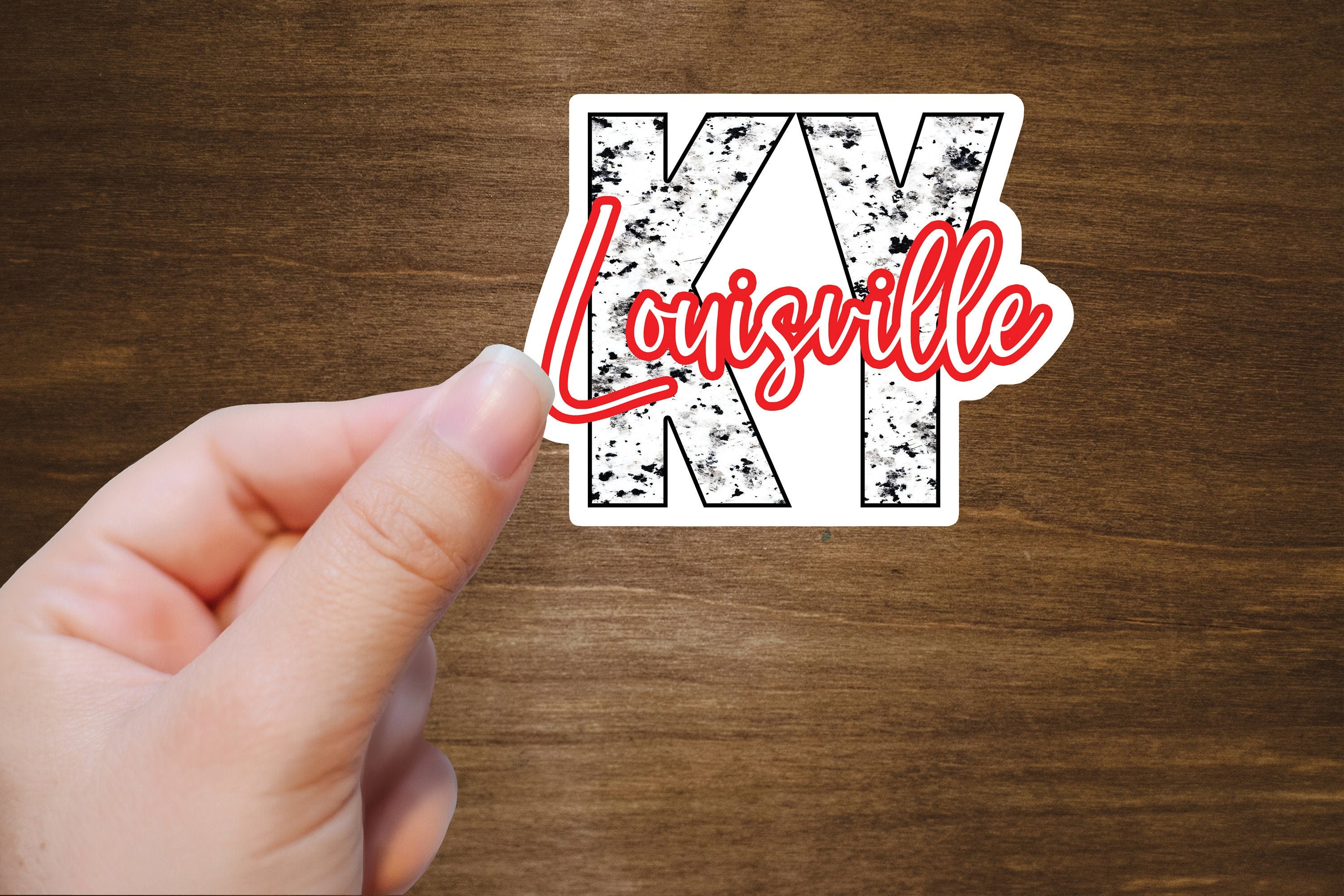 Louisville Kentucky Sticker KY Girl Water Bottle Sticker 