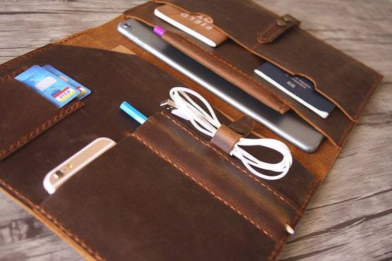 Personalized Us Letter Leather Portfolio Legal Pad A4 Etsy