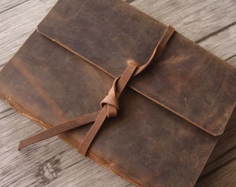 Distressed Leather Journal, Notebook Sketchbooks, Diary Journal, Daily Planner, Leather Notebook Covers Journal, custom initials