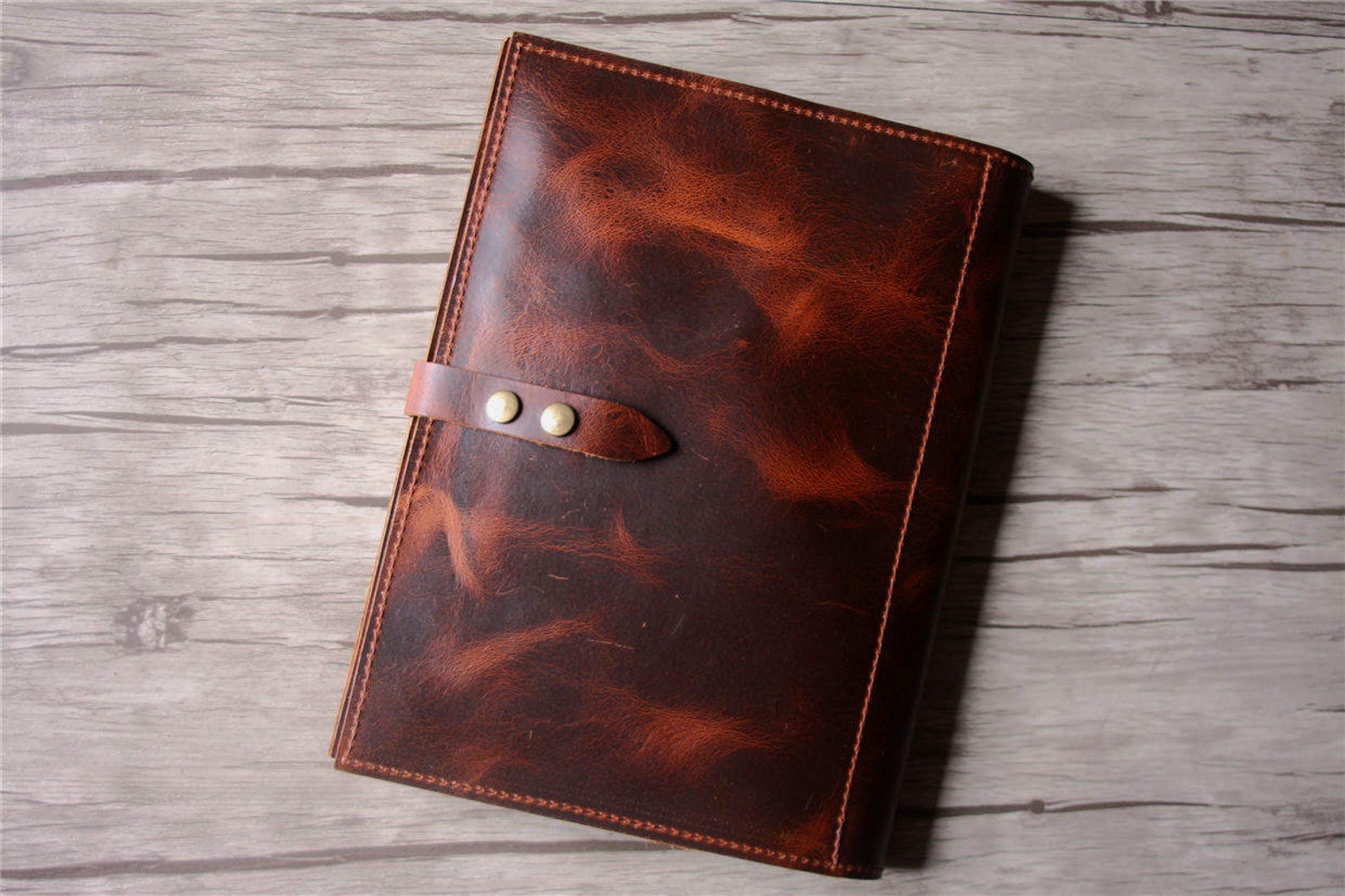 Zipper Luxury Leather Portfolio A4 Binder Leather Portfolio Etsy