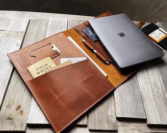 Leather Macbook Pro Sleeve: Air Pro Neo Personalized 13 14 15 inch Case