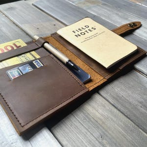 Personalisierte Leder Feld Notizen Notebook Cover, Passport Brieftasche, Tasche Moleskine Hülle, Reise Leder Brieftasche Organizer Geschenkidee