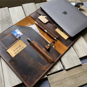 Leather iPad Pro 12.9 Case Personalized iPad Pro Sleeve 11 13, iPad 7 8 9 10 Cover, iPad Air 5, Mini 6 Folio Case 10.5 10.2 10.9 inch