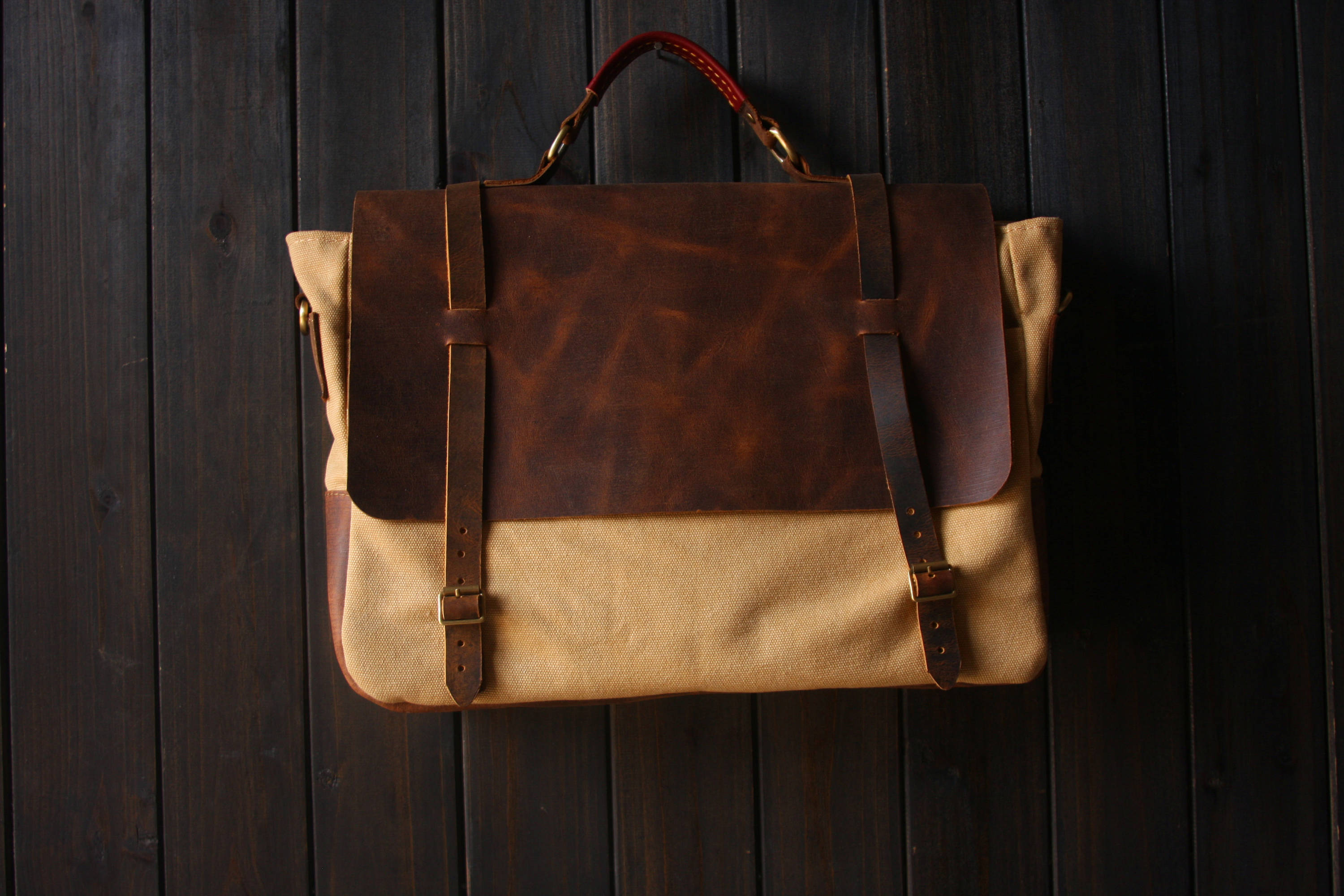 personalized canvas laptop bags