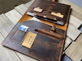 Personalized Leather Surface Laptop Sleeve 13 15 inch, Pro 8 9 10 11 Case product logo