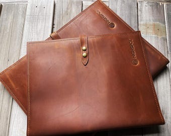Personalized Leather Portfolio: Corporate Gift, Logo Embossed