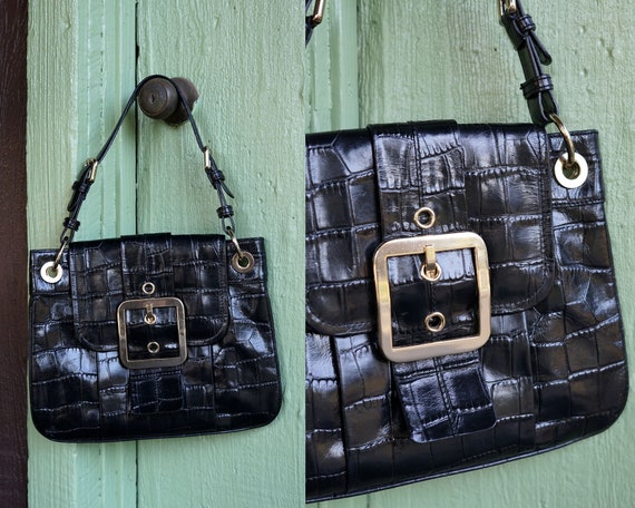 Vintage Guess Est 1981 Black Shoulder Women Bag | Guess purses, Guess  handbags, Bags