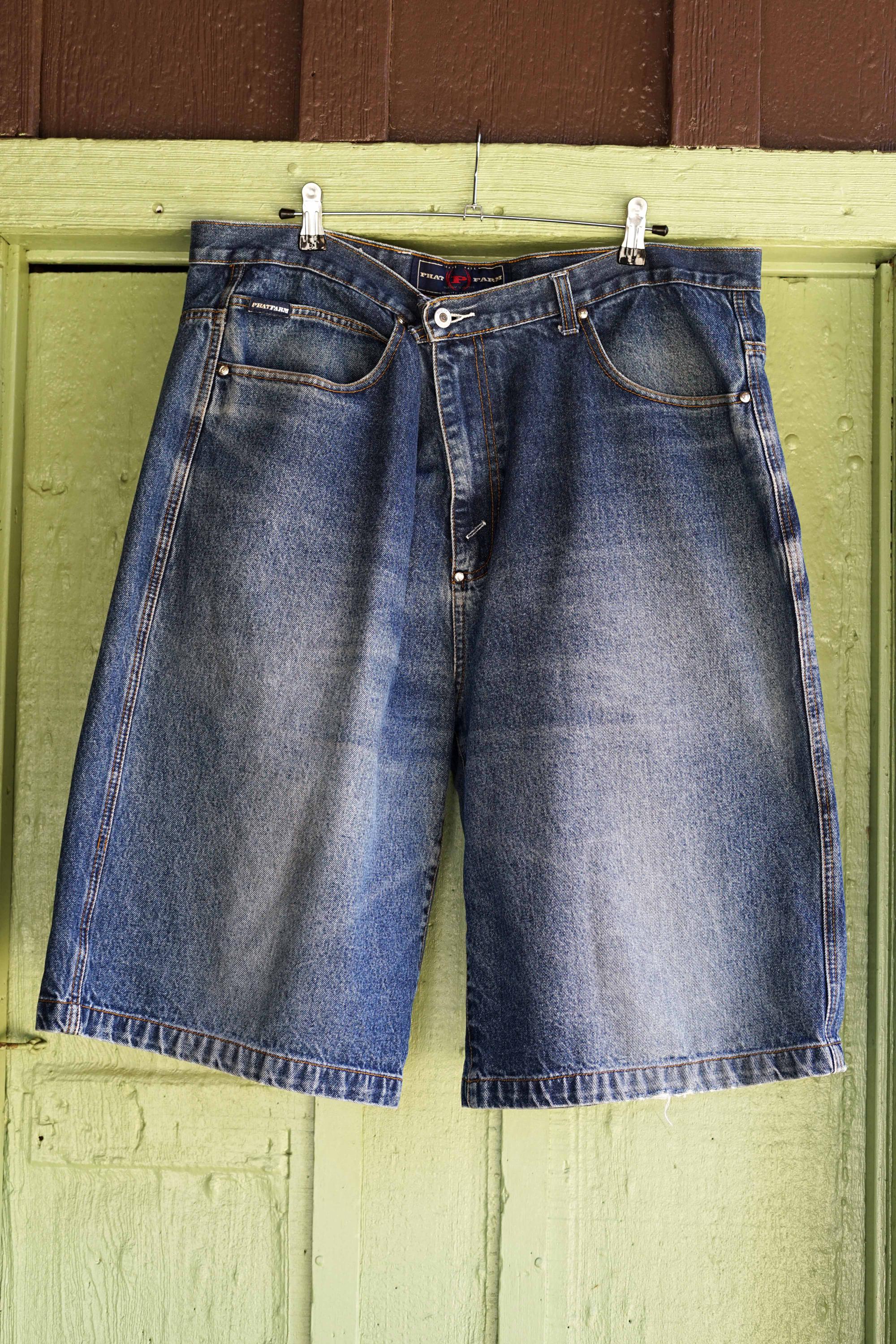 Phat Farm Men's Blue Jeans 90s vintage hip hop size 34 90s PHAT