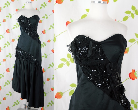 knee length dresses for ladies Gorgeous Black Mermaid Beadings Long Evening Gowns