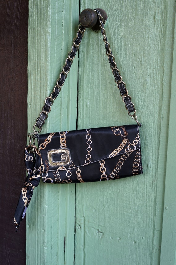 Guess gold purse top