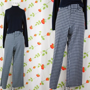 70s Checked Pants - Etsy