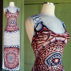sky dresses 2000s New Sky Dress Women S Beaded Chain Halter Maxi Y2K 2000s Boho Artsy READ