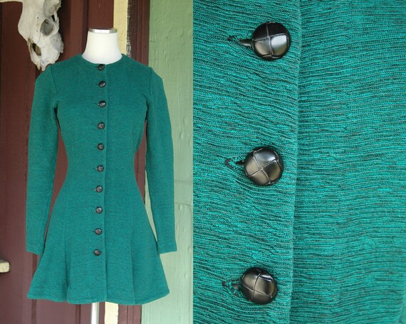 1980s Betsey Johnson Punk Label Skater Dress // 80