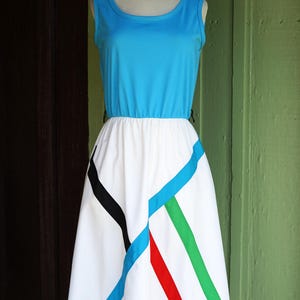 funky dress designs MARIMEKKO Vintage Dress, Funky Shift Dress, Mod Dress with Large Geometric Flower Print, Size M Vintage Clothing