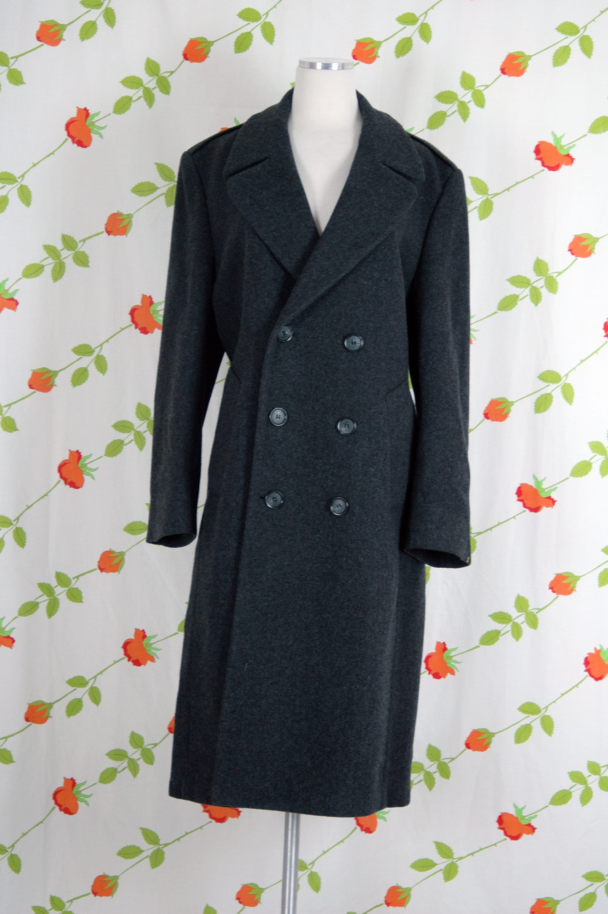 Jean Paul Gaultier Archive Coat 90s Black Wool Nylon Japan