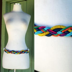 80s Colorful Belt - Etsy display picture 1