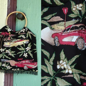 Tiki Style Classic Car California Pin Up Purse