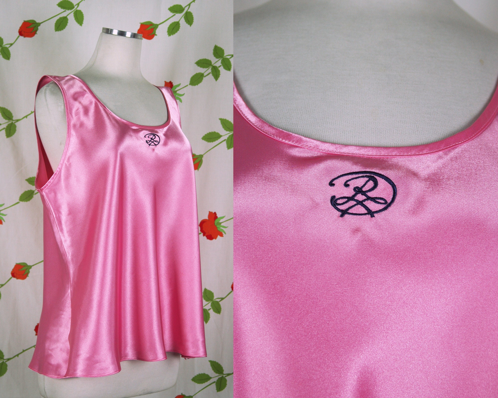 トップス Shirring ribbon camisole andmary pink ANDMARY】Shirring ribbon camisole