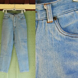 1990s High Waist Light Wash Jeans // 90s Palmer Light Wash Denim Jeans