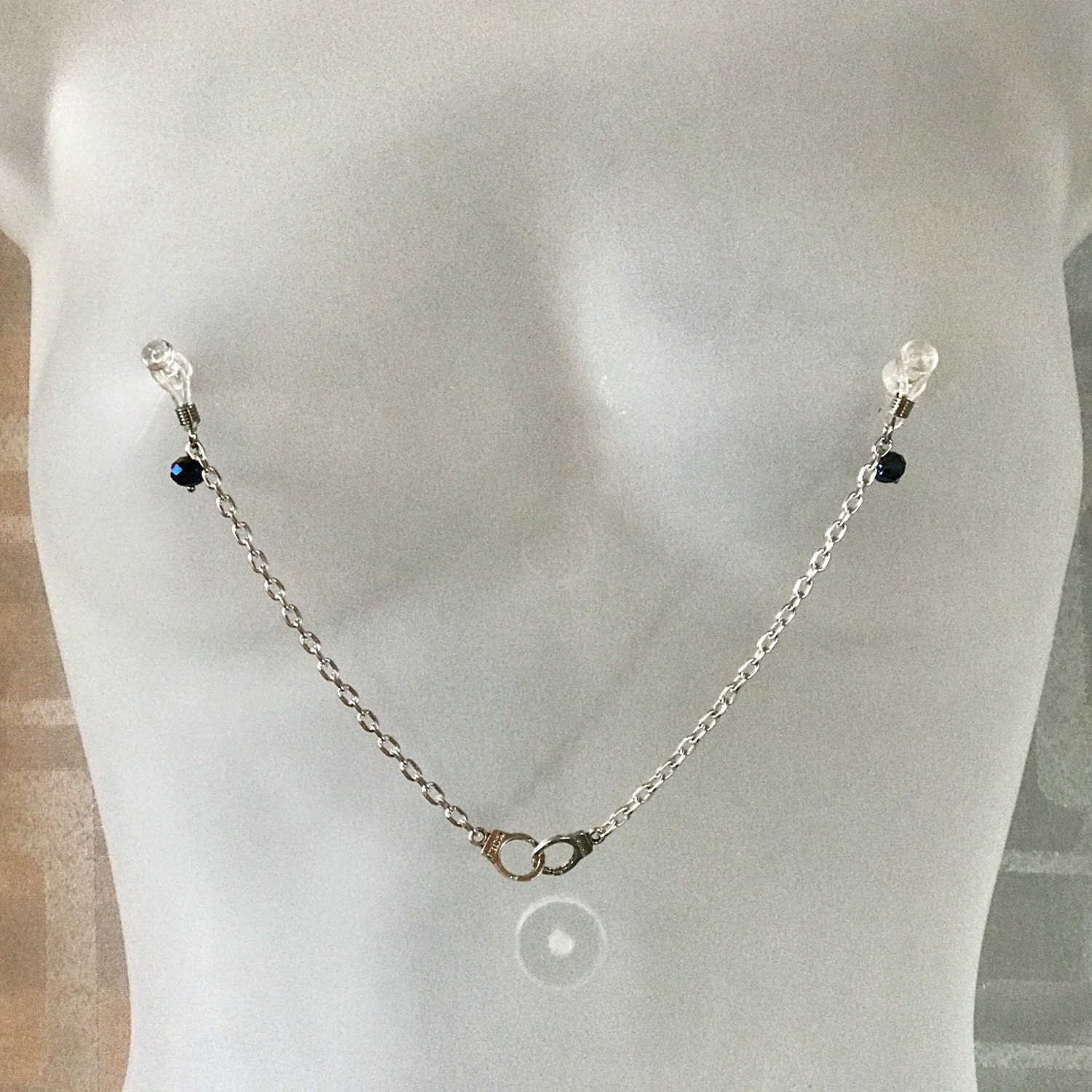 Rhinestone Noose Nipple Ring Chain With Necklace Adjustable Non Piercing Nipple Ring Rave Body Accessories Jewelry (gold