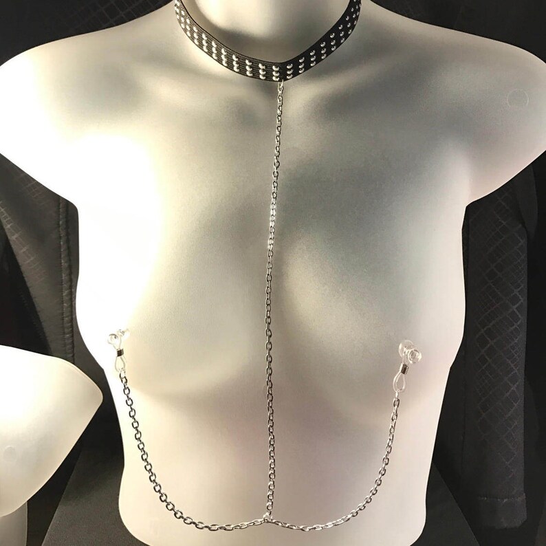 Зажимы на соски Nipple Jewelry с цепочкой, серебристый 2590-00 CD SE - California Exotic Novelties - Зажимы для сосков - Купить