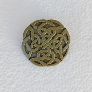 Celtic knotwork handmade brooch