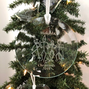 Wizard of Oz Stick Figure, Etched Ornament, Suncatcher, Free Personalization and Shipping