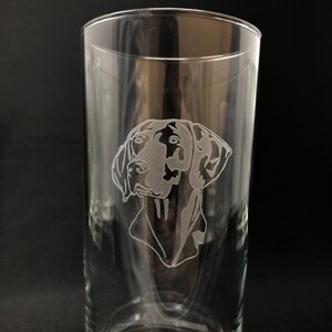 Labrador Dog Highball Glass, Etched, Free Personalization and Shipping