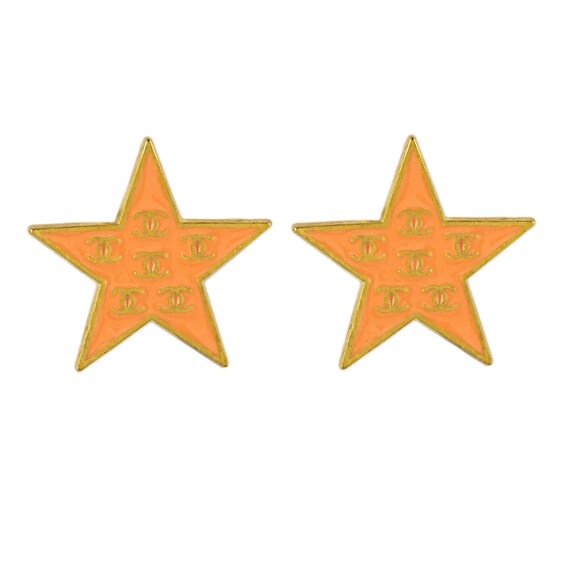 Chanel Star CC Earrings