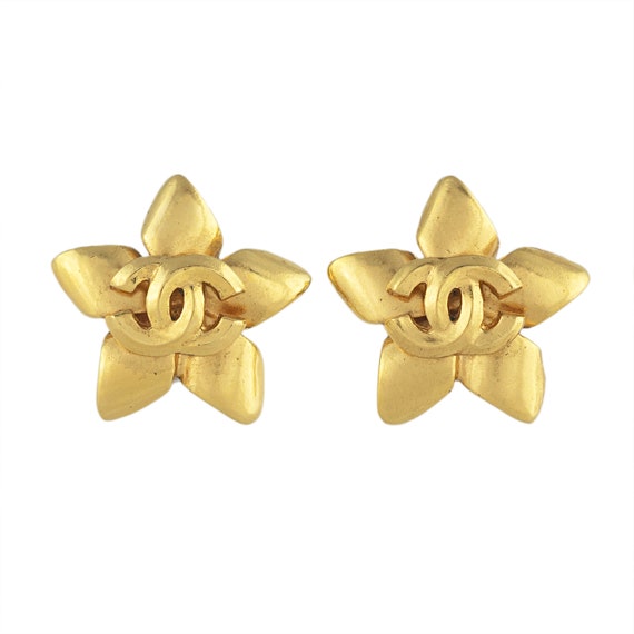 Chanel Star CC Earrings