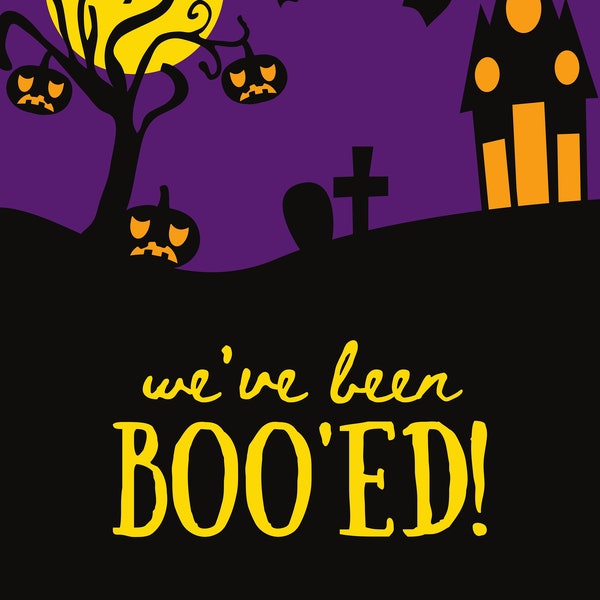 You've Been Boo'ed Halloween Neighborhood Treat Game