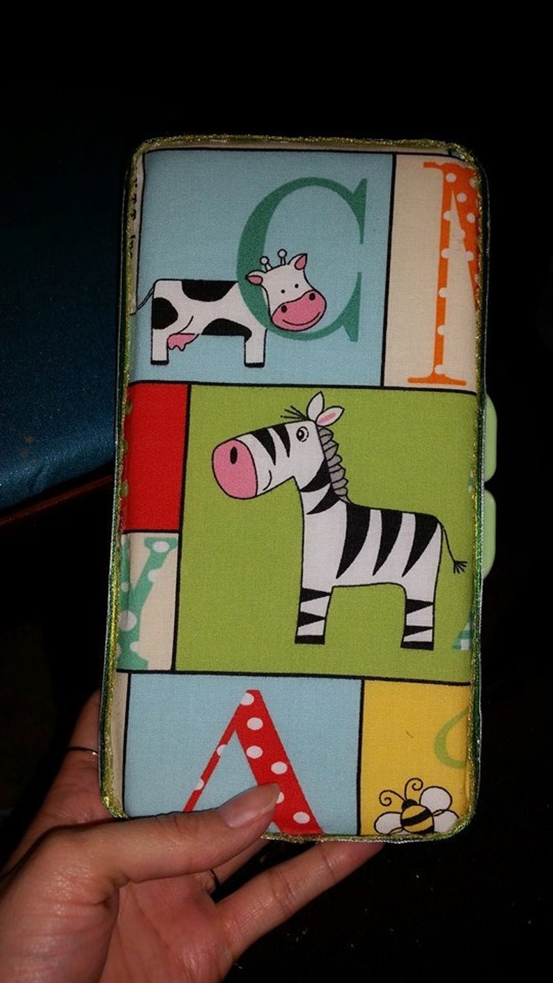 Animal Themed Letter Decorative Diaper Wipes Case
