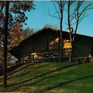 Domaines Chanteclair, Troute Lake Québec, Domaines suisses de haute qualité, Carte postale vintage, Lotissement, Vues panoramiques, Plage privée, Ski