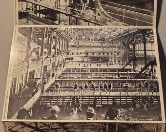 Historic San Francisco, Vintage Postcard Set of Historic Images, Sutro Baths, Marilyn Blaisdell Collection of Photos in Black and White