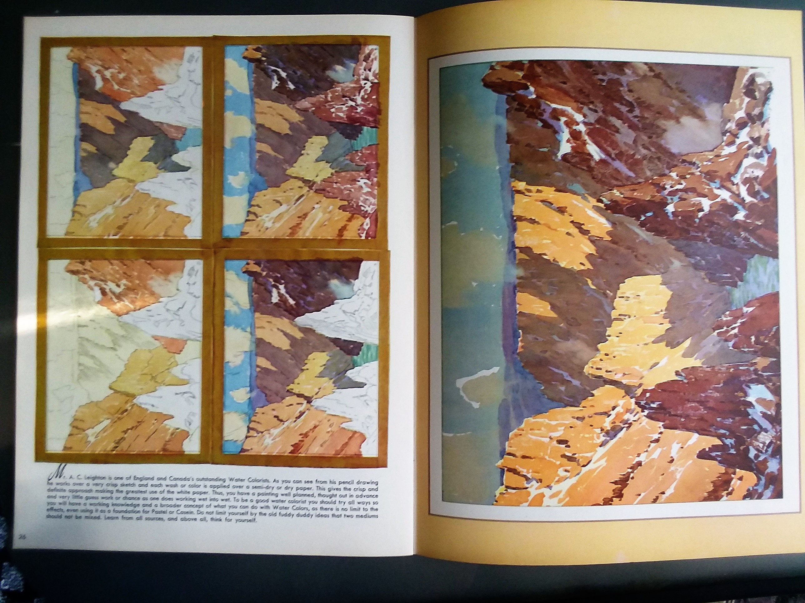 How to Do Water Colors by Walter Foster, Vintage Art Book, How-to Book ...