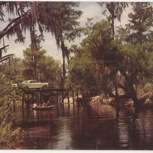 Riverdale Development Corporation Werbung Postkarte zu gewinnen Lots oder Preise, Brooksville, Florida, Vintage Postkarte, kostenlose Zeichnung für Preis