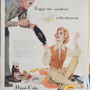 Vintage Record Ad - Etsy
