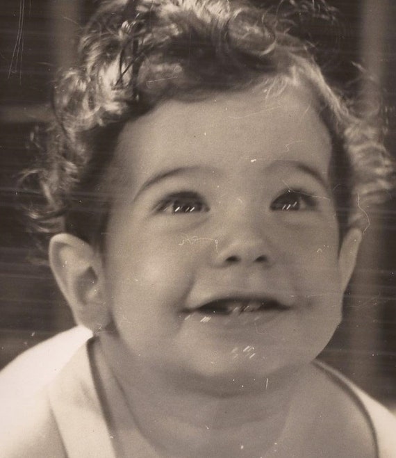 Baby Charlie Portrait From July 1947 Vintage Photograph Etsy