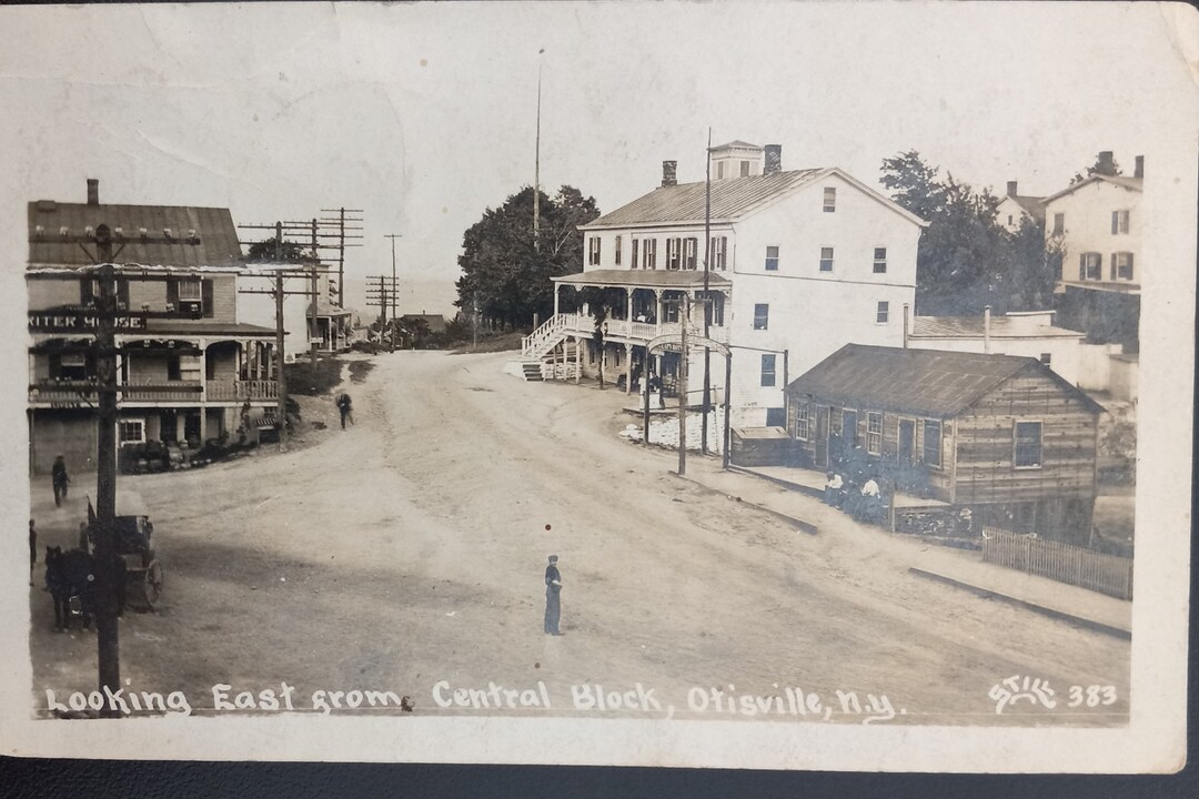 Otisville New York Vintage Photo Postcard Postmarked 1908 Etsy