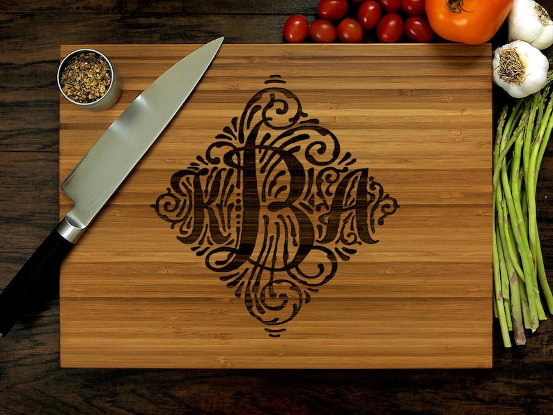 Personalized Wedding Gift Birthday Gift Anniversary Gift Engagement Christmas Gift Monogram Laser Engraved Personalized Cutting Board