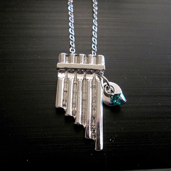 Flute charm necklace sale