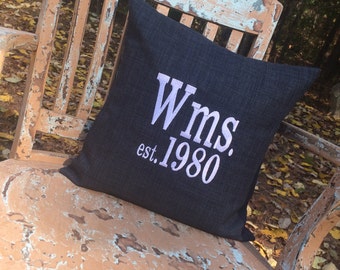 Custom established pillow