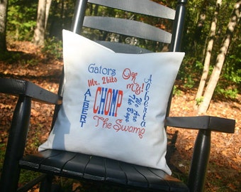 University of Florida throw pillow