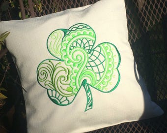 Shamrock pillow