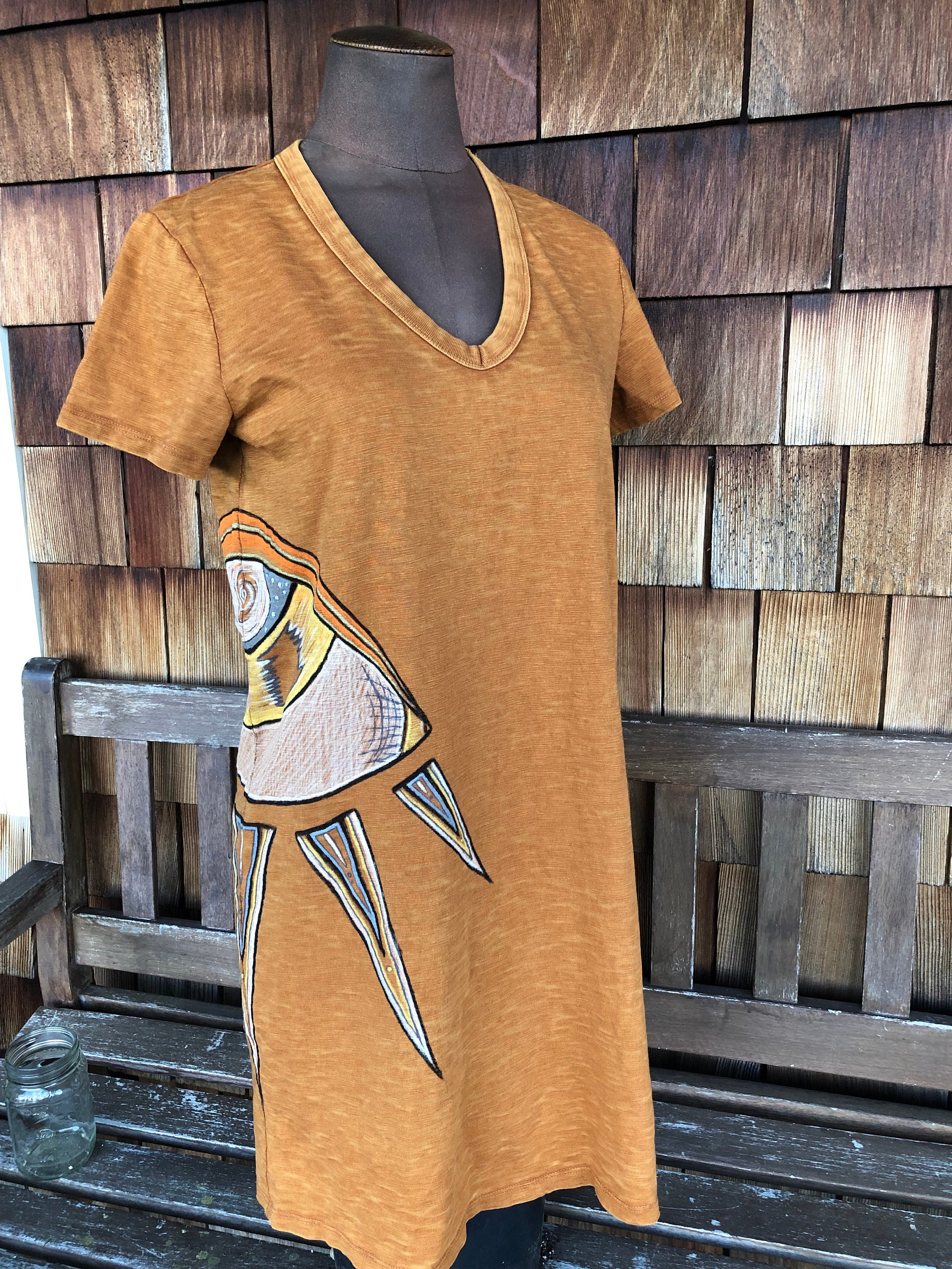 100% Cotton T Shirt Dress - Etsy Canada